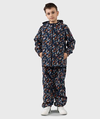 SET - Polar Fleece Pants And Hoodie Pixelated Camouflage
