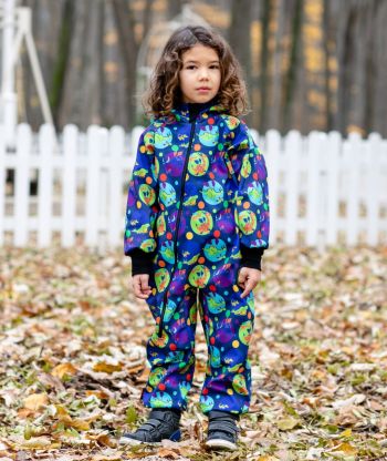 Waterproof Softshell Overall Comfy Dragons Jumpsuit